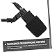 Garneck 2pcs Office Practical Square Pop Filter Sponge Microphone Covers for Easy Install Replace