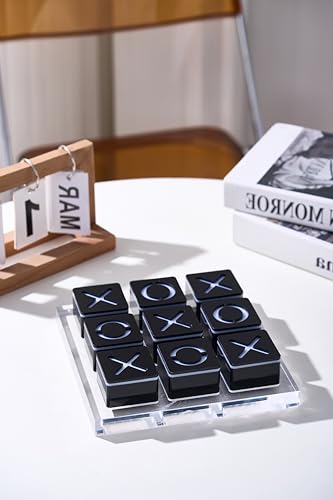 Modern Tic Tac Toe de Acrílico con Base Clara miniatura 3