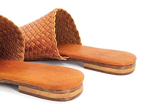 Generic Braided Leather Mules Shoes For Women thumb #8