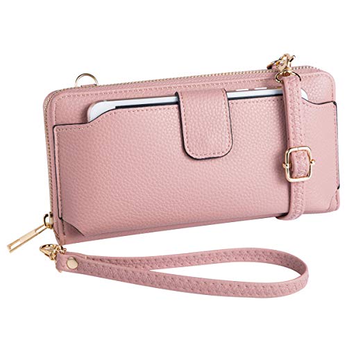Image of K . A Womens Wristlet Wallet Crossbody Bag Cellphone Purse Handbag RFID Card Slots 2 Strap Wrist
