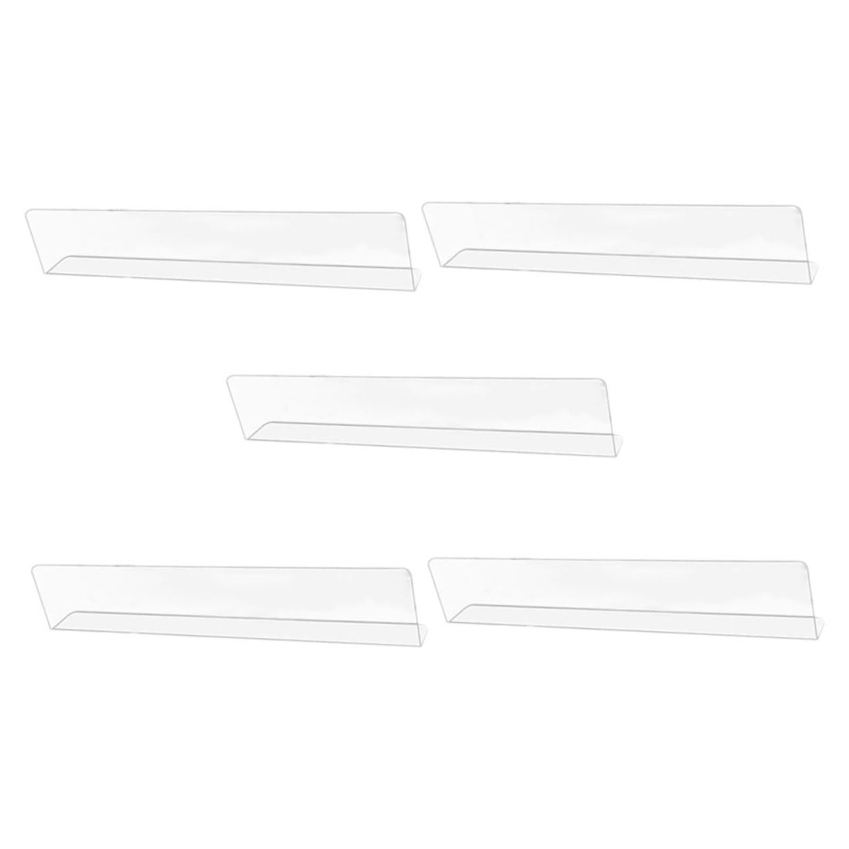 OFFSCH 5pcs Shaped Sofa Bumper Gap Blocker Furniture Blocker for Under Couch Bed Gaps Dustproof Panel for Home Use Easy to Install