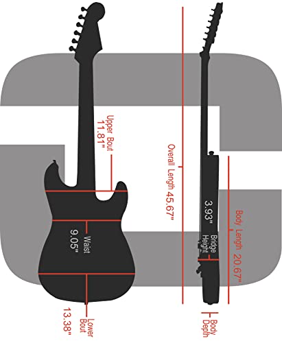 Crossrock Funda de Madera para Guitarras Precision Bass - Vinilo Tweed Vintage Marrón miniatura 6