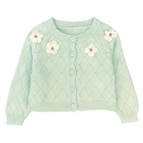 Image of Peacolate 2-6T Spring Autumn Little Girls 2pcs Clothing Set Dress and Knit Cardigan
