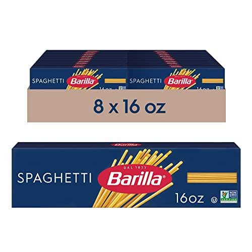 Barilla Spaghetti Pasta, 16 oz. Box (Pack of 8) -