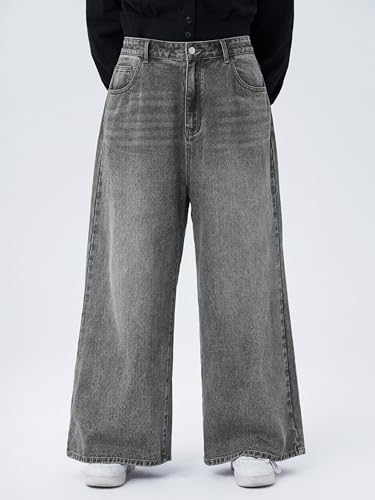 CIDER Denim Solid Pocket Straight Leg Jeans Curve & Plus2