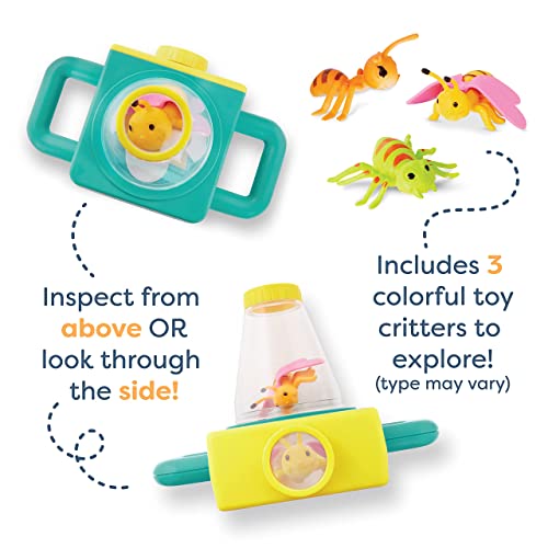 B. – Microscope For Kids – Double-Sided Microscope – Science Toys – 3 Toy Bugs – 4 Years + – Itty-Bitty Microscope #TOP3