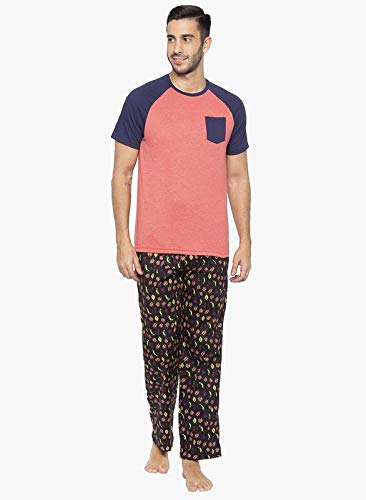 Nick&Jess Mens Prined Cotton Pajamas3
