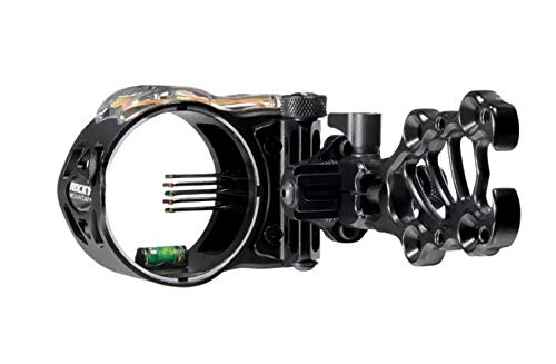 MOUNTAIN Rocky Direct Mount 5-Pin Bow Sight - .019” Pins, All Aluminum Construction, 2nd & 3rd Axis Adjustable, Tool Free Micro Adjust Windage & Elevation Laser Etched Markers, Built-In Light Adapter