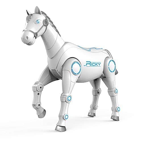 loveshuya RC Robot Animal Interactive Remote Control Horse Intelligent Dialogue Singing Dancing Animal Toys Children Educational Toys Gift