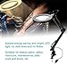 GeRRiT 5X Magnifying Lamp Clamp Mount LED Magnifier Lamps Salon Eyeliner Manicure Tattoo Skincare Beauty Light/Table Lamp Tattoo Tools