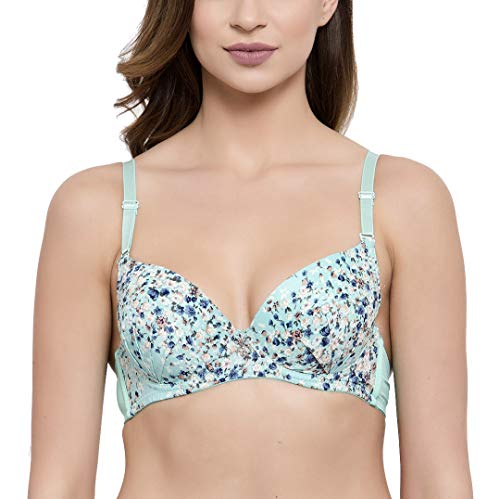 Image of Brachy Women's Padded Underwired Push up Bra BCA FPW034 32A Mint