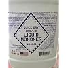 EMA Monomer Nail Liquid Quick Dry Non-Yellow Fast Set 1 Gallon 128 Fl. Oz. with FREE REFILL Bottle, Low Smell, Purple Color, Seal Plastic Bottle for Nail Art Creation