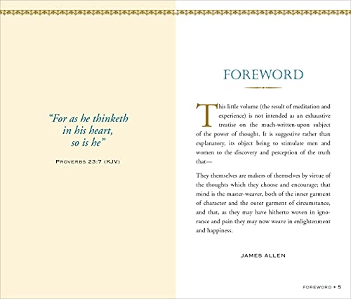 As A Man Thinketh (Deluxe, Hardbound Edition)