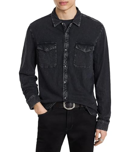 John Varvatos Arvon Veste chemise pour éviter les plis en voyage