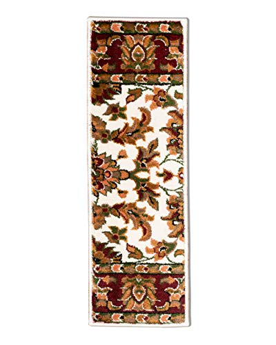 Natural Area Rugs Cream Sidney Diy Pet Friendly Polypropylene Carpet Stair Treads/Rugs Safety Slip Resistant For Kids, Elders, And Dogs. 9" X 29" (13) W/Double Sided Strips Included #TOP6