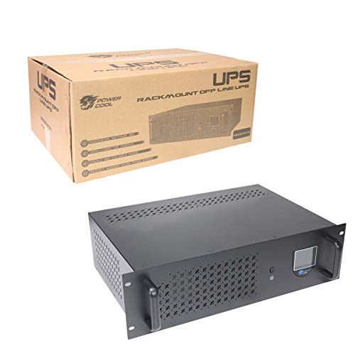 Powercool Intelligent Rackmount UPS Series, Uninterruptible Power Supply, 1200VA, 3U Rackmount, LCD,...