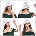 Zando Kentucky Hats Derby for Women 2025 Fashionable Church Organza Victorian Hat Fancy Tea Party Wedding Fascinator Hats for Women Funeral Sun Hat Pink One Size