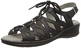  Jenny Damen Korfu 2256522 Römersandalen, Schwarz (SCHWARZ 01), 39 EU (6 UK)