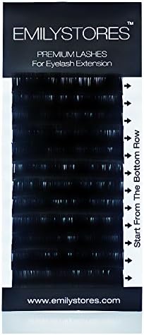 Lash Extensions 0.05mm Thickness C Curl 12mm Length Volume Eyelashes For Eyelash Extensions(0.05,C,12mm)