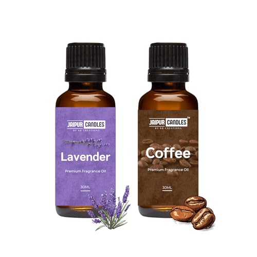 Image of Fragrance Oil | 30ml+30ml | Lavender, Coffee Fragrance oil | Best for Aromatherapy | Use in Diffusers, Candles, Air Fresheners
