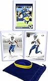 Puka Nacua (3) Assorted Football Cards Gift Pack - Los Angeles Rams Trading Cards