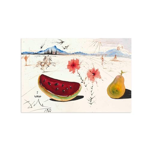 Tableaux Salvador Dalí sans Cadre | Solution Déco Murale Originale pour Grand Salon