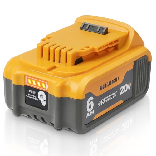 waitley 20V 6.0Ah Replacement Battery Compatible with Dewalt 20V Tools