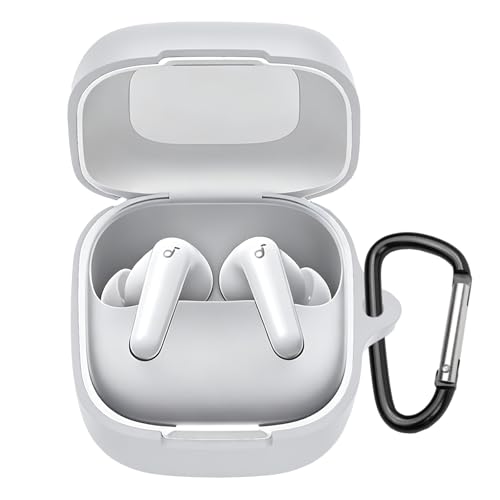 BUITFOU For Anker Soundcore P31i �P�[�X P31i �P�[�X �_�炩�� �V���R���� �����h�~ �L�Y�h�~ �ϏՌ� �h�o �y�� �����[�d�\ �J���r�i�t�� �����h�~(�O���[)