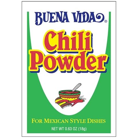 Buena Vida Chili Powder, 0.63 Ounce Packet Cover