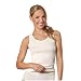 Produktbild con-ta Achselhemd, klassisches Top für Damen, Bequeme Damenwäsche, Unterhemd aus Angora und Baumwolle, warme Unterwäsche, in Wollweiß, Größe: 50