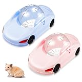 RoundFunny 2 Pcs Hamster Running Exercise Ball Car Funny Fitness Wheel Toys 29.5 x 16.5 x 12 cm for Hamster Small Animal