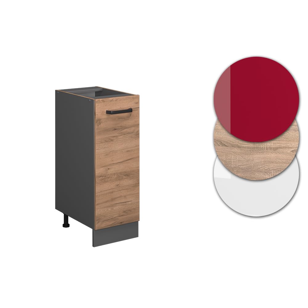 Vicco Colonna dispensa cucina R-Line, Rovere dorato, 30 cm