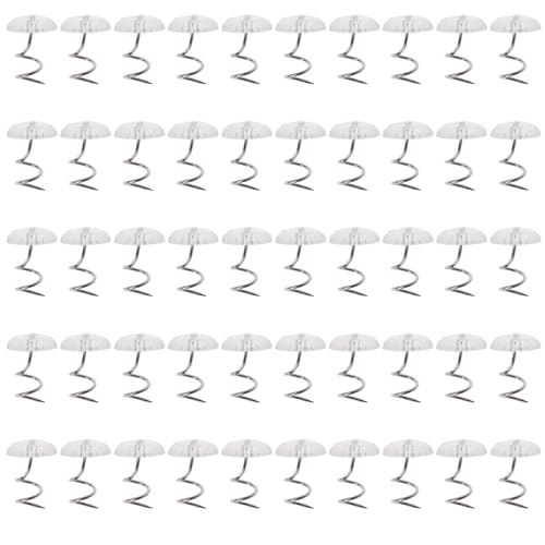 Riiichflowshop 50 Pezzi Vite per Tappezzeria Chiodo per Divano Perni Twist Mobili Puntine Decorative Assortimento per Coperte Fisse Divano in Lega