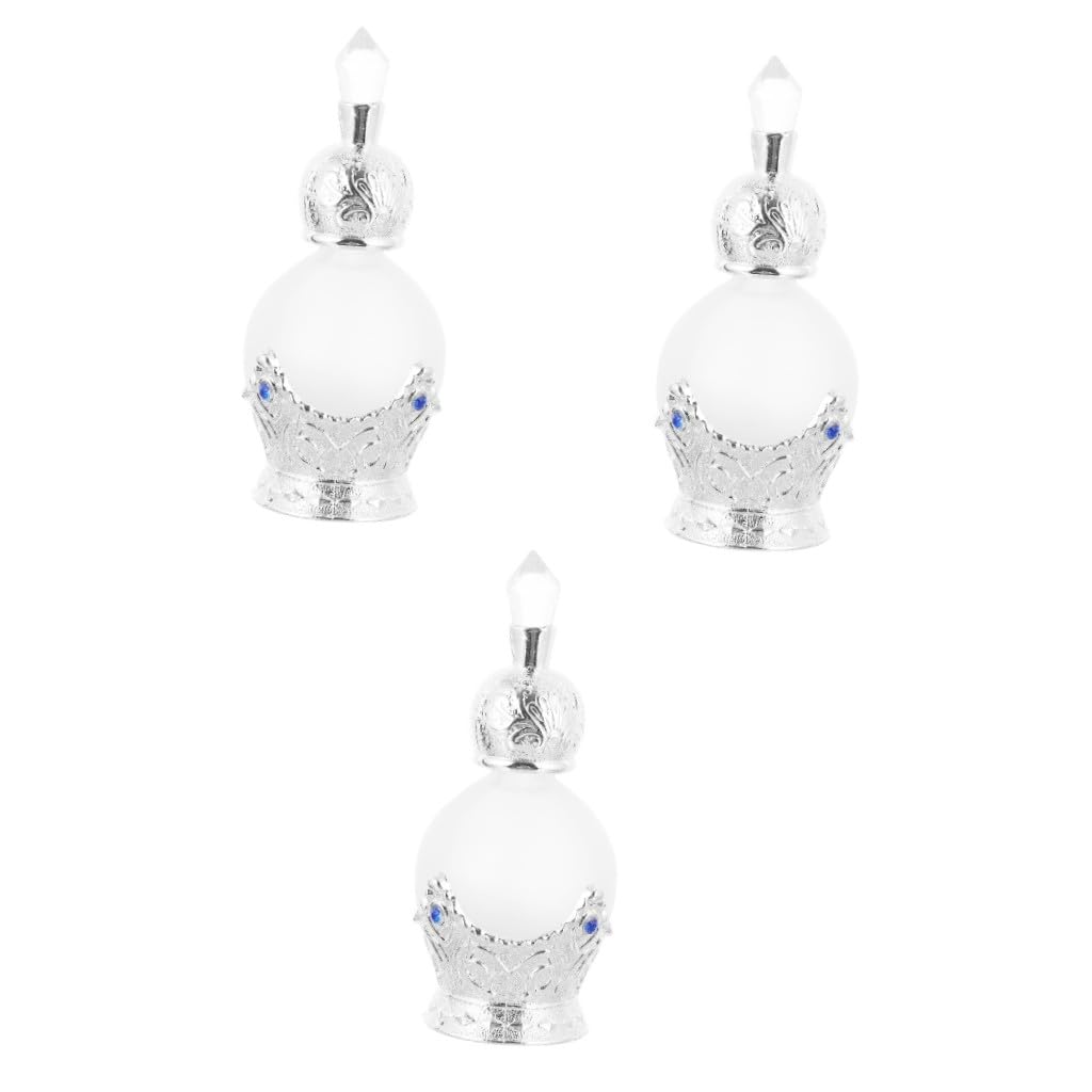 Healeved 3piezas Botella De Perfume Elegante Recargable Frasco Vacío De Fragancia Para Esencial Para Viajes y Uso Diario Diseño Práctico y Compacto