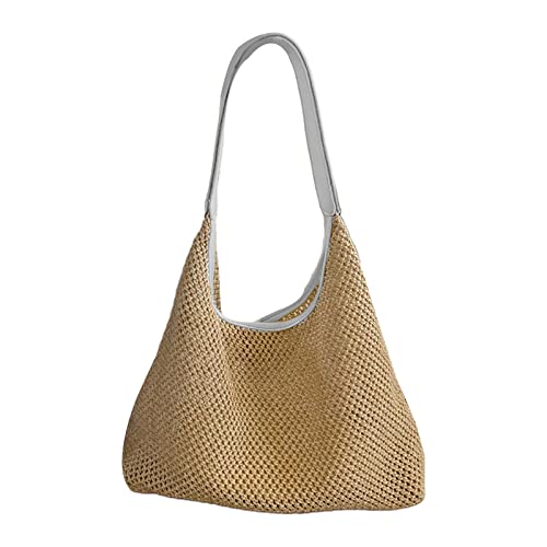 Sac de plage bohème grand format et sac à bandoulière d'été tressé