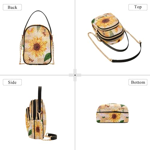 Custom Crossbody Bag for Women, Rainbow Unicorn Phone Purse Detachable Personalized Name Chain Bag Shoulder Handbag Wallet4