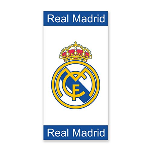 Real Madrid C.F. Beach Towel One size white