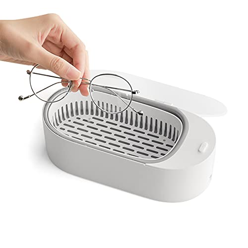 Mini limpador ultrassônico de joias 400ml Máquina de limpeza ultrassônica profissional portátil para
