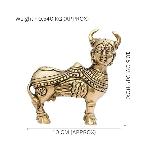 Image of Kamdhenu Cow Statue | Vastu Idol for Home and Office | Vastu 3D Remedy | Zonal Placement -ESE | (Size-8 * 10.5 CM, WEIGHT-540 GRAM Approx)