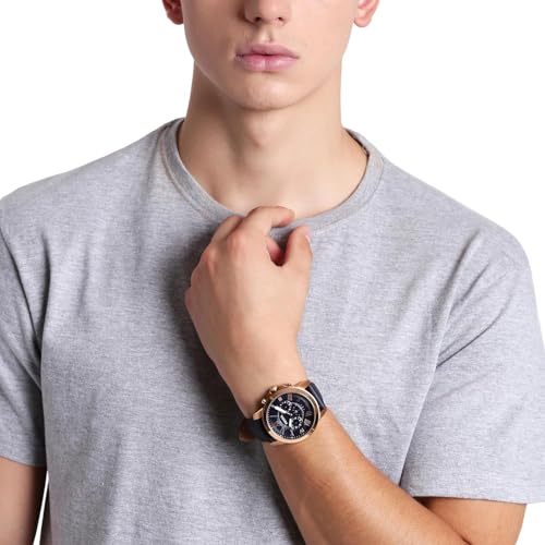 Image of Fossil Analog Blue Dial Men's Watch FS4835