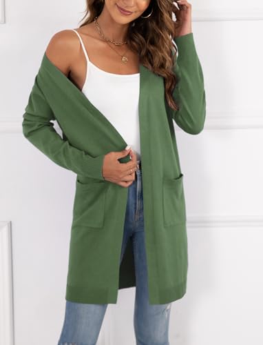 Image of VIISHOW Women's Classic Cardigans Long Sleeve Open Front Casual Knit Cardigan Sweaters Coat Soft Outwear
