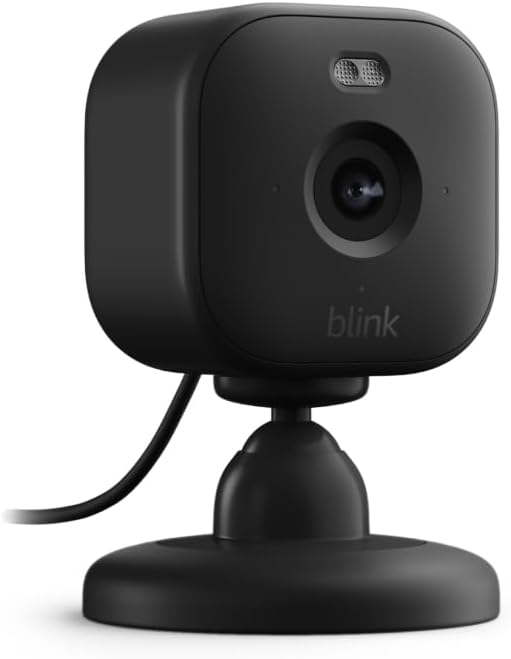 - Blink Mini 2 — Home Security & Pet Camera(s) with HD video, color night view, motion detection, two-way audio, and built-in spotlight — 1 camera (Black)