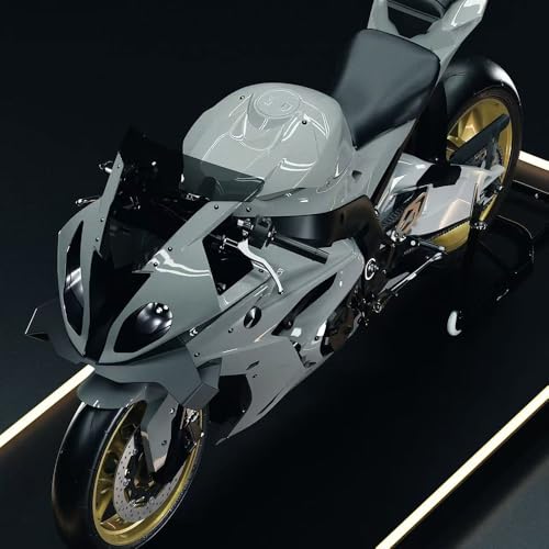 Carénage d'aile avant Bmw S1000RR 2015-2018 en ABS look carbone - 5