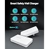 Type C Flat Wall Charger, 67W Flat USB C Wall Charger Block Slim Fast Charging Block with Foldable Plug Double USB C Port Power Adapter for iPhone 15/14 Pro Max Plus Mini, AirPods, iPad,Samsung Galaxy
