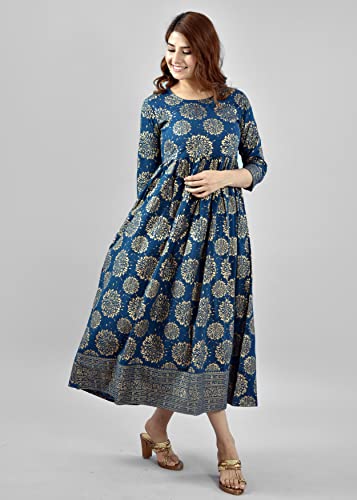 Image of Rayon Printed Anarkali Kurta for Womens