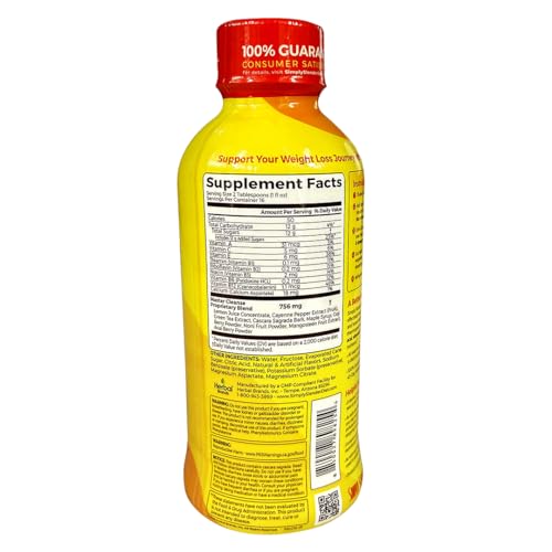 48-Hour Master Cleanse Drink, Weight Loss Supplement, Appetite Suppressant, Maple Syrup & Cayenne Pepper Flavored Lemon Juice, Nutrient Rich, Pre-Mixed Concentrate (16 fl oz) - Image 4