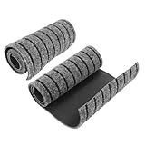  FIXOSHEE 2 pezzi Tappeti Antiscivolo per Scale in Riduzione Rumore e Protezione Gradini per Anziani Animali Domestici e Adatti Scale Chiocciola e Interni