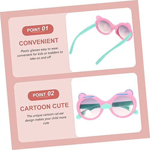 HOMSFOU 2 Pares De Óculos De Cosplay Para Foto Favor Festa Gato Acessório Feriado Orelha Praia Crian
