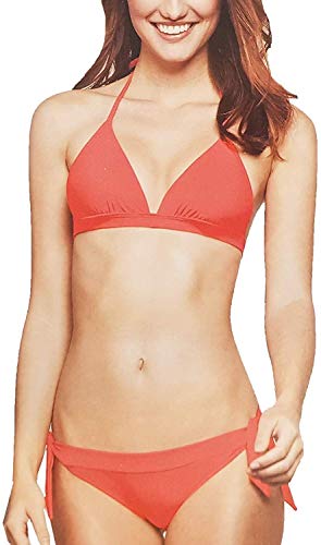 Queentex Damen Bademode Triangel Bikini 2 teiliges Set Cover