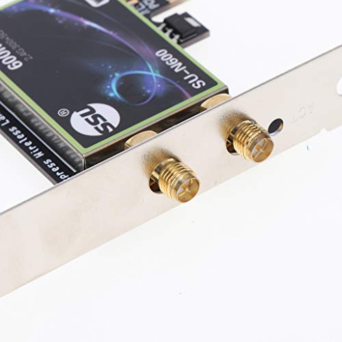 PCI Wireless WiFi Card USB, Bluetooth PCI-Express Network Adapter Kit, 2.4G/5G Dual Band, para Compu